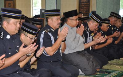 MAJLIS DOA KESYUKURAN DAN SOLAT HAJAT SEMPENA HARI PUJA USIA DPMM YANG KE-45 TAHUN
