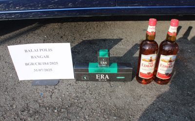 DUA (2) INDIVIDU DITAHAN BERSAMA BARANG TEGAHAN