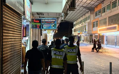 OPERASI SAPU BERSIH BERSAMA PENGUATKUASA UNDANGUNDANG DAERAH POLIS TUTONG