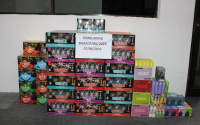 BUNGA API DAN ROKOK ELEKTRONIK BERJAYA DIRAMPAS