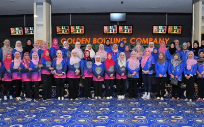 ACARA BOWLING MUHIBAH DI ANTARA PERKUMPULAN KEBAJIKAN ISTERI DAN KELUARGA POLIS (PEKERTI) DAN BADAN KEBAJIKAN ISTERI-ISTERI ABDB (BAKTI)