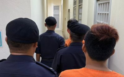 KES CURI KABEL BALAI POLIS KUALA BELAIT BERJAYA MENAHAN EMPAT ORANG SUSPEK