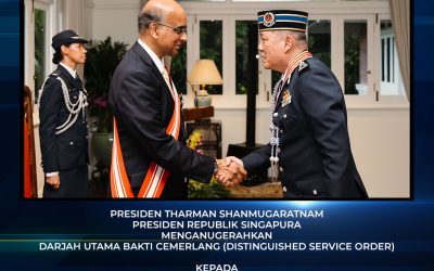 PJP PPDB MENERIMA PINGAT DISTINGUISHED SERVICE ORDER SINGAPURA 2024