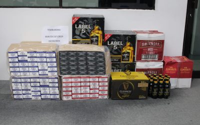 WARGA TEMPATAN DITAHAN MEMILIKI BARANG SELUDUP