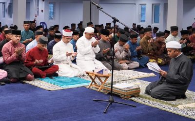 MAJLIS DOA KESYUKURAN BAGI UPACARA ISTIADAT PENGANUGERAHAN BENDERA PANJI-PANJI PERIBADI KDYMM PADUKA SERI BAGINDA SULTAN DAN YANG DI-PERTUAN NEGARA BRUNEI DARUSSALAM.