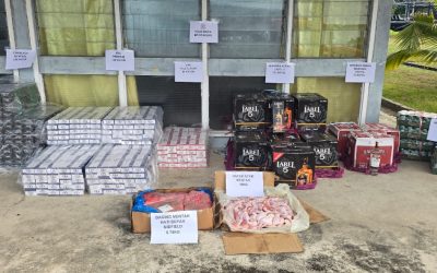 OPERASI SEPADU MEMATAHKAN PERCUBAAN MENYELUDUP BARANG-BARANG DITEGAH