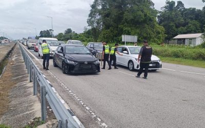 OPERASI BERSEPADU SEKATAN JALAN RAYA BALAI-BALAI PASUKAN POLIS DIRAJA BRUNEI