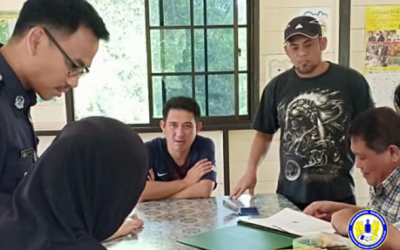 PENGAWASAN KEJIRANAN TUTONG MEMANTAU PERSEKITARANYA