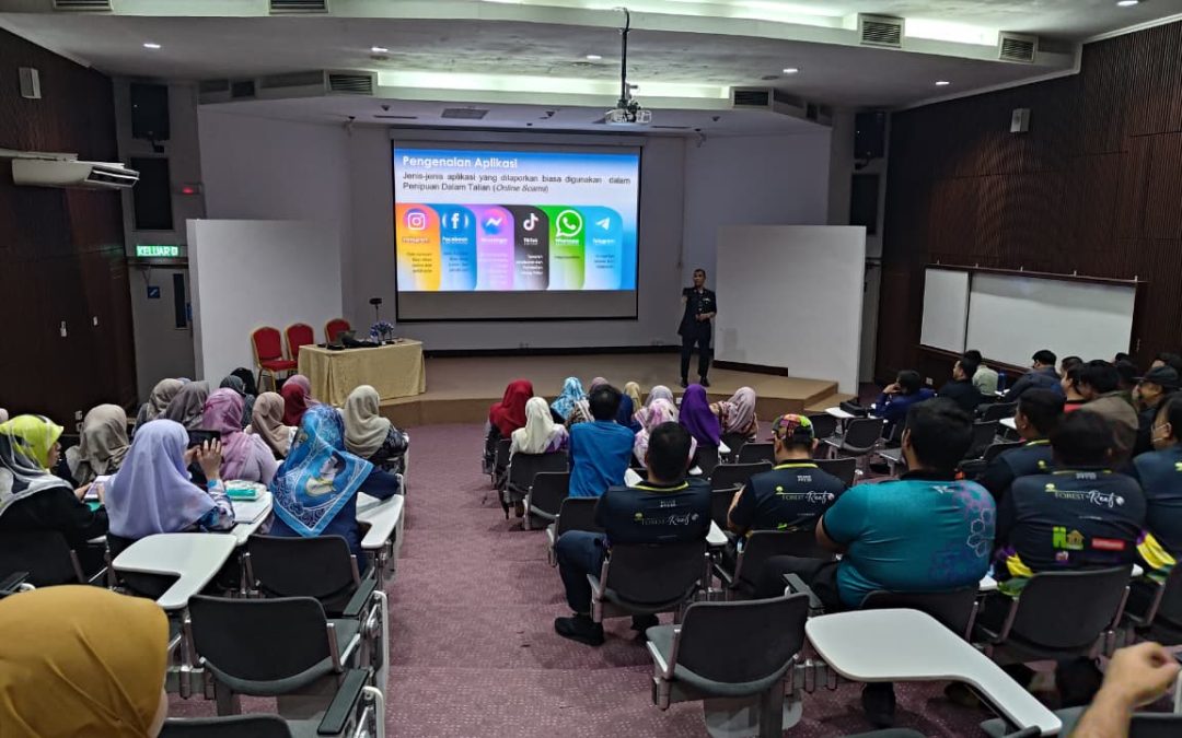 TAKLIMAT PENIPUAN DALAM TALIAN BAGI PENJAWAT AWAM, KEMENTERIAN SUMBER-SUMBER UTAMA DAN PELANCONGAN