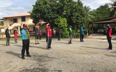 AKTIVITI SOSIAL SENAM AEROBIK PENGAWASAN KEJIRANAN