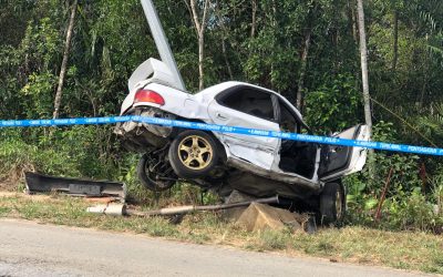 KEMALANGAN SEBUAH KERETA MELIBATKAN KEMATIAN