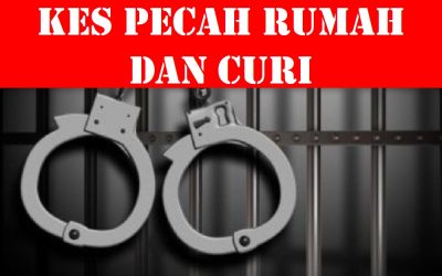 5 ORANG SUSPEK DIBERKAS TERLIBAT KES PECAH RUMAH DAN CURI
