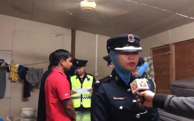 POLIS JALANKAN OPERASI PEMERIKSAAN WARGA ASING
