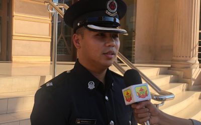 POLIS BERKAS SUSPEK CURI KEDAI DOBI