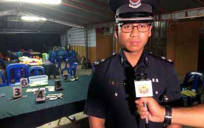 RUMAH KENDALI PERJUDIAN DISERBU