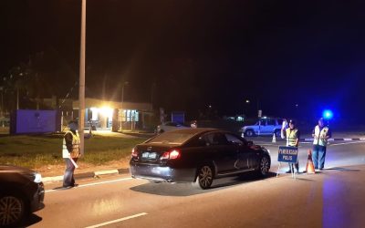 DAERAH BELAIT KENDALI SEKATAN JALANRAYA MINGGUAN