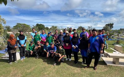 BALAI POLIS PANAGA PPDB ADAKAN KEMPEN BERGOTONG-ROYONG MEMBERSIHKAN KUBUR DI PUSARA AN-NAEM ANDUKI