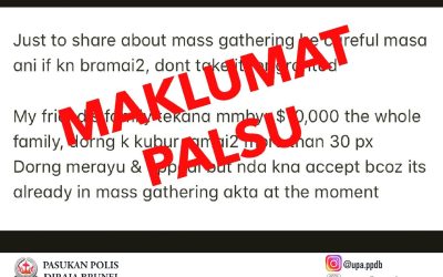 JANGAN SEBARKAN MAKLUMAT PALSU