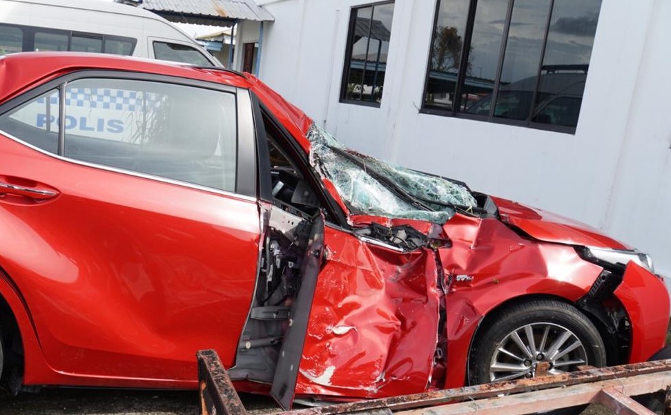 KES FATAL, KEMALANGAN SEBUAH KERETA