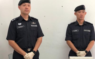 RONDAAN POLIS MARIN BERHASIL RAMPAS BARANG TEGAHAN