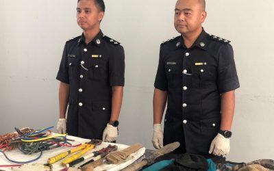 SUSPEK CURI KABEL DITAHAN