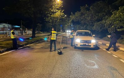 OPERASI SERENTAK SEKATAN LALULINTAS DAERAH POLIS BRUNEI MUARA