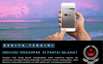 INDIVIDU TERDAMPAR DI PANTAI SELAMAT