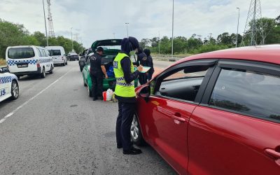 DAERAH POLIS TUTONG KENDALI OPS SEKATAN JALANRAYA