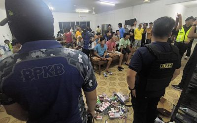PASUKAN POLIS DIRAJA BRUNEI MENJALANKAN OPERASI SEPADU PENCEGAHAN JENAYAH DI KUALA BELAIT