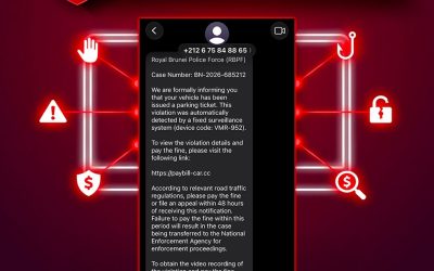PASUKAN POLIS DIRAJA BRUNEI MENAFIKAN PENGHANTARAN MESEJ SMS BERHUBUNG BAYARAN KESALAHAN TRAFIK