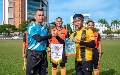 PERLAWANAN PERSAHABATAN BOLA SEPAK ERATKAN HUBUNGAN PPDB DAN PDRM