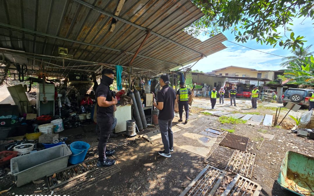 OPERASI SERENTAK MEMBENTERAS JENAYAH CURI KABEL DI NEGARA BRUNEI DARUSSALAM