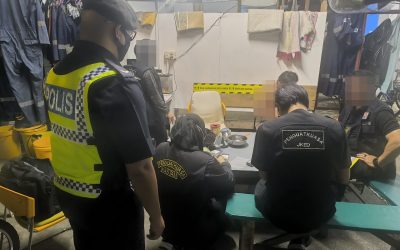 OPERASI SEPADU DI KUALA BELAIT KESAN KESALAHAN BARANG TEGAHAN