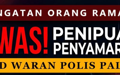 AMARAN MENGENAI SURAT PALSU DAN PENYAMARAN SEBAGAI PEGAWAI DENGAN MENGGUNAKAN WARAN KAD PALSU PPDB