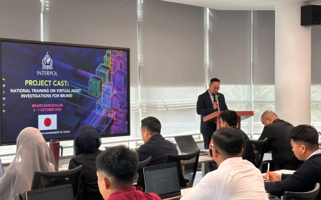 PESERTA PPDB DAN BDCB SELESAI LATIHAN SIASATAN ASET MAYA INTERPOL PROJECT CAST