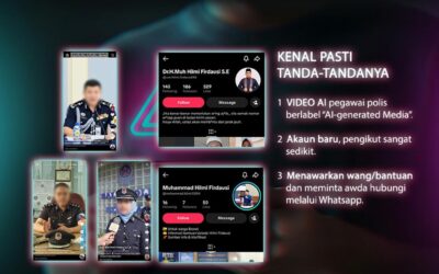PPDB INGATKAN ORANG RAMAI BERHUBUNG VIDEO PALSU DIHASILKAN MENGGUNAKAN AI