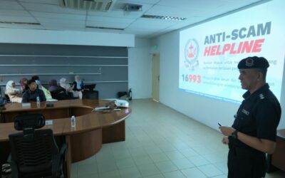 BSJS ADAKAN TAKLIMAT KESEDARAN JENAYAH SIBER KEPADA WARGA EGNC, BANK TAIB DAN JABATAN PENERBANGAN AWAM