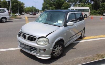 PEKERJA BURUH MAUT DALAM KEMALANGAN JALAN RAYA DI LEBUHRAYA RIMBA